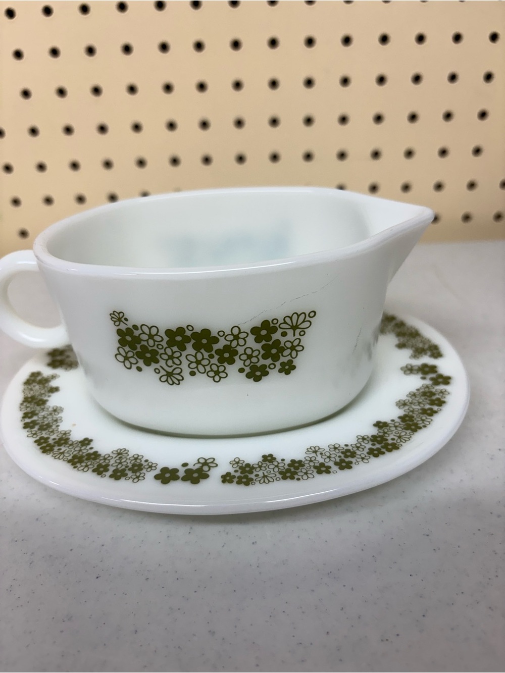 Pyrex gravy boat